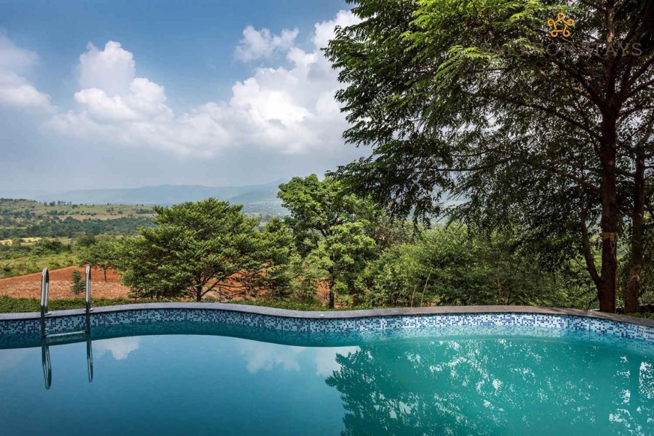 Saffronstays Niramay, Torna-Rajgad - Rustic Pool Villa With A Gazebo And Great Forest Views Marg Asni Esterno foto